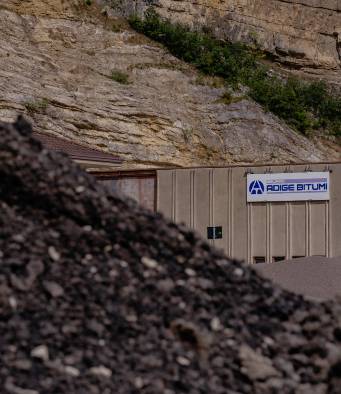 Gruppo Adige Bitumi piattaforma ecologica fresato Nago Torbole, Trento.