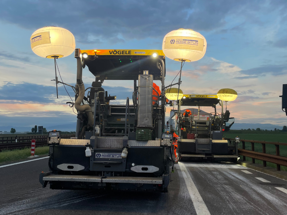 Costruzione autostrada a22