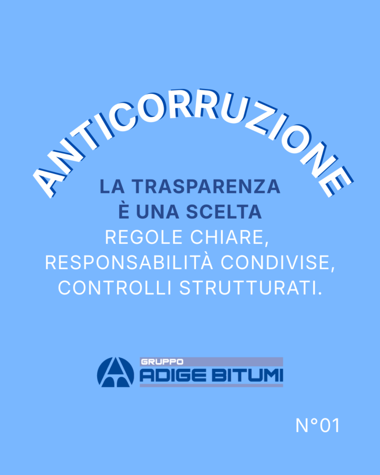 Gruppo Adige Bitumi, codice etico.